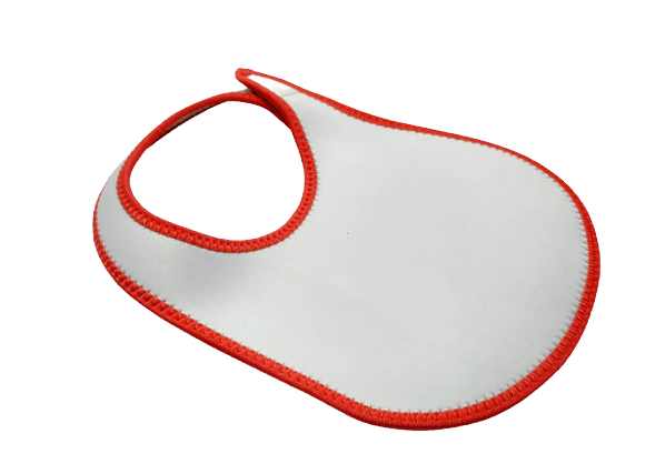 Baby Bib 's (Neoprene - Red)