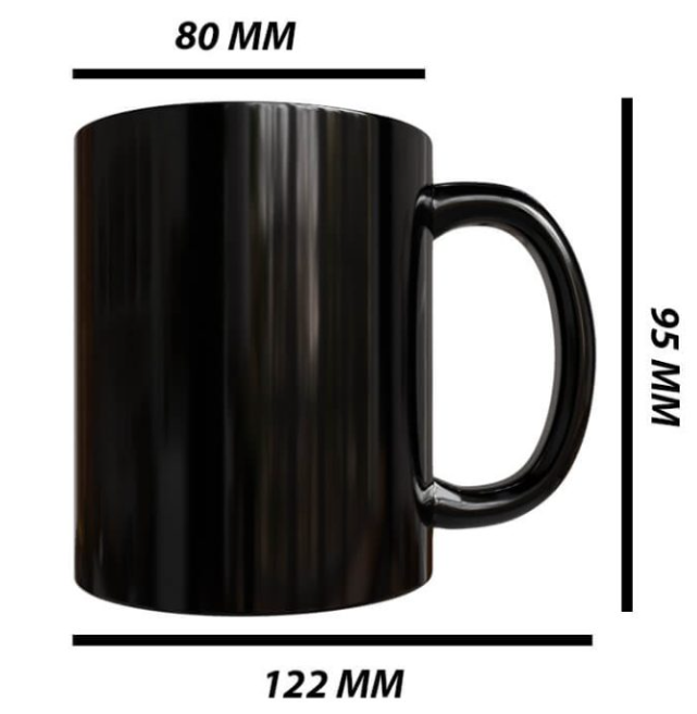 Mugs - Magic color changing mug - Black