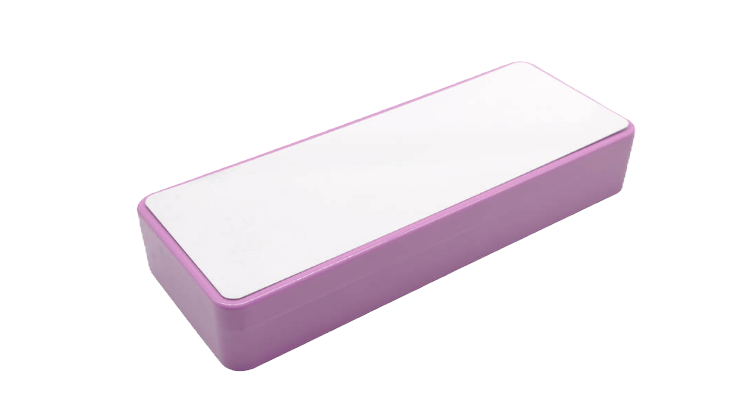 Pencil Case - Plastic (Blue and Pink)