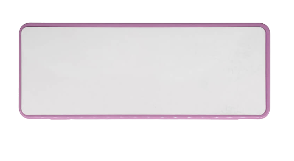 Pencil Case - Plastic (Blue and Pink)