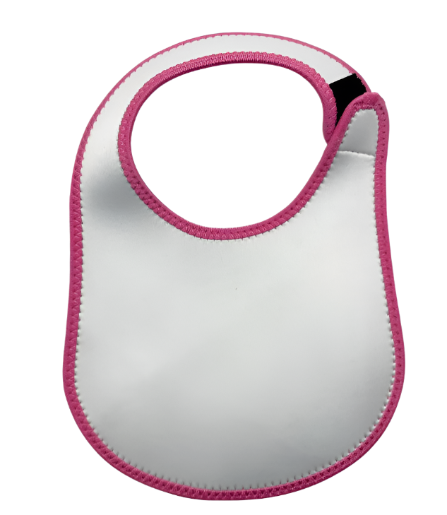 Baby Bib 's (Neoprene - Pink)