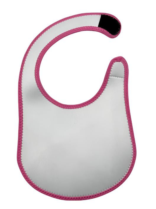 Baby Bib 's (Neoprene - Pink)