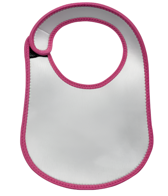 Baby Bib 's (Neoprene - Pink)