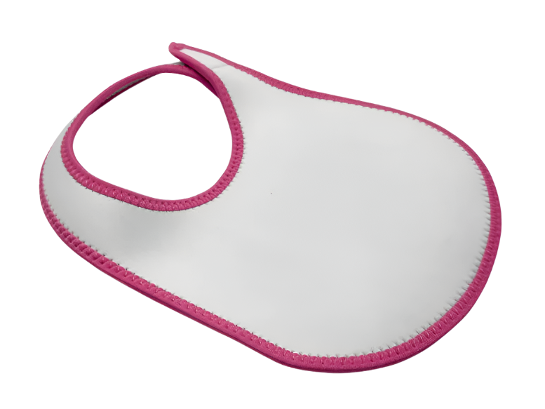 Baby Bib 's (Neoprene - Pink)