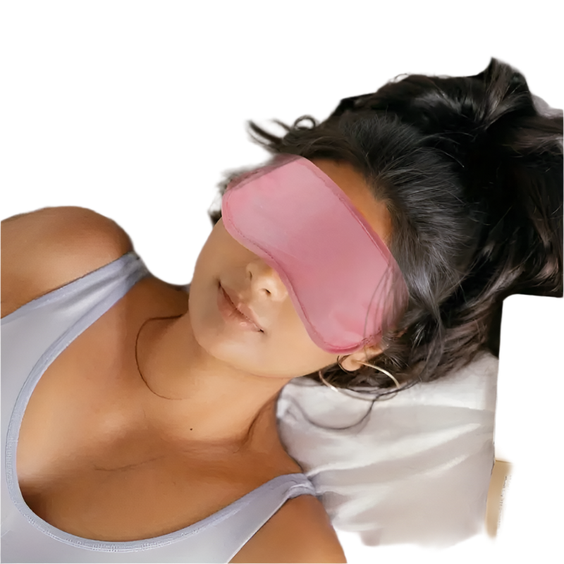 Eye Coverings Silk - Pink (Customizable)