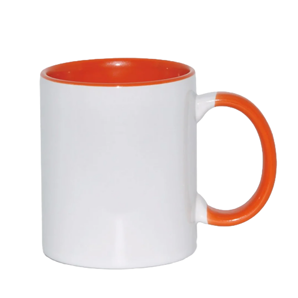 Mugs - 11 Oz Two Tone Ceramic Mugs