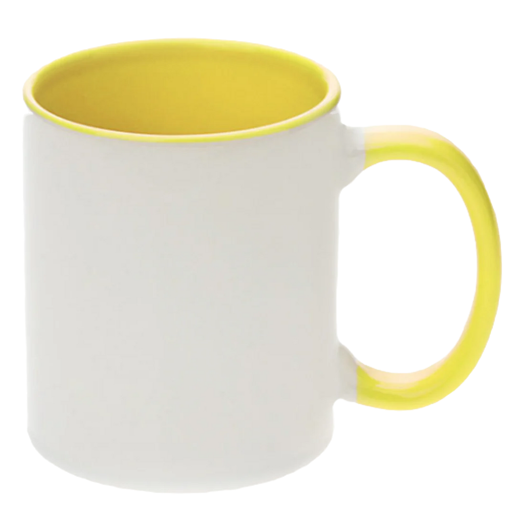 Mugs - 11 Oz Two Tone Ceramic Mugs