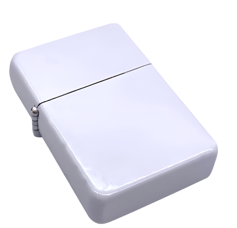 Lighter Zippo Style Personalised WHITE