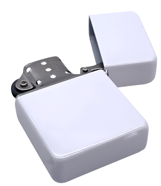 Lighter Zippo Style Personalised WHITE