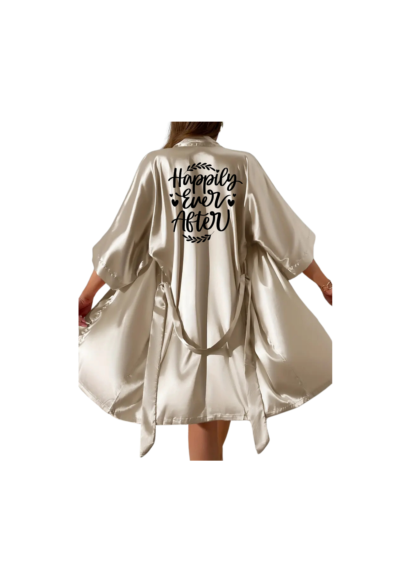 Dressing Gown - Customizable Khaki Color Dressing Gown