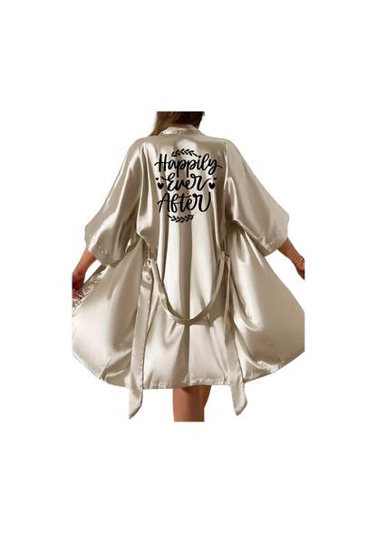 Dressing Gown - Customizable Khaki Color Dressing Gown