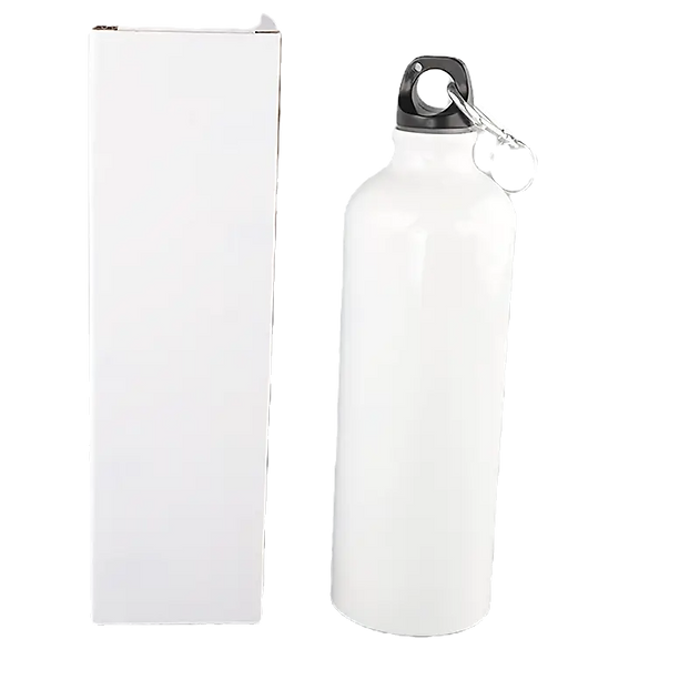 Water Bottle  Lightweight Aluminum  Screw Carabiner - 750ml