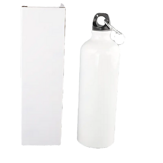Water Bottle  Lightweight Aluminum  Screw Carabiner - 750ml