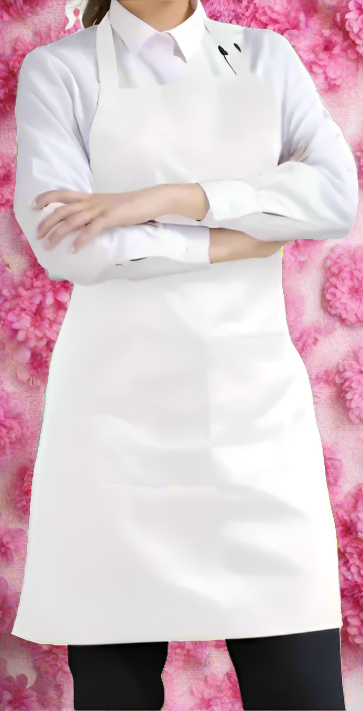 Aprons - White With Pockets