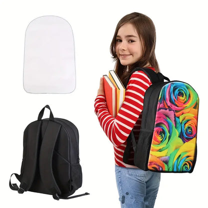 Backpack - Casual Daypack - Lightweight Polyester Backpack with Adjustable Straps