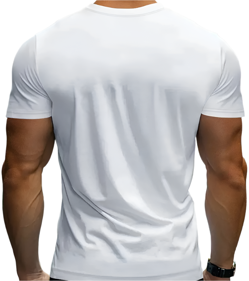 T-shirts - Customizable Classic Crew Neck T-Shirts Regular Fit - White 180GSM