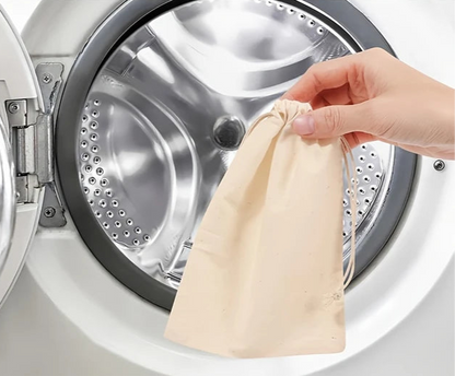 Drawstring Bags - Cotton Produce Bags (Small 10.16cmx15.24cm)