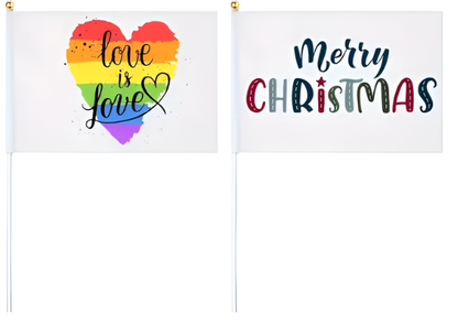 Flags - Mini Customizable Flags (14cmx20.5cm)