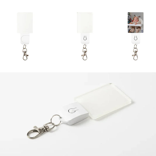 LED Acrylic Light Up Keyrings