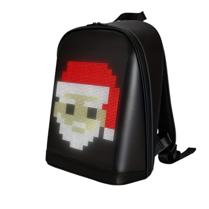 Backpack - Controllable LED Color Screen Photo/Icon Backpack, Travel Bag with USB Port
