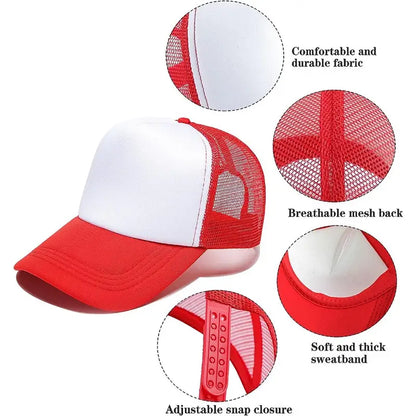 Cap - Mesh Baseball Trucker Cap Various Colors