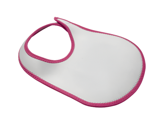 Baby Bib 's (Neoprene - Pink)