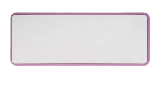 Pencil Case - Plastic (Blue and Pink)