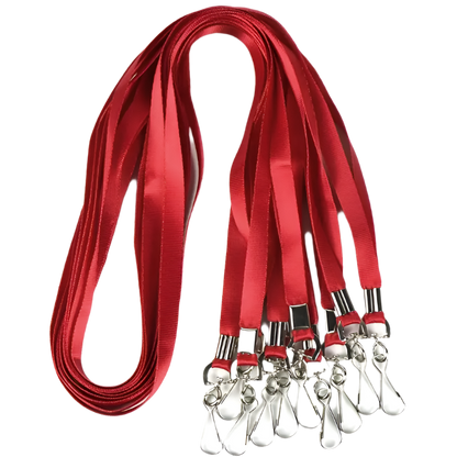 Polyester Lanyards with Swivel Hook and Badge Clip