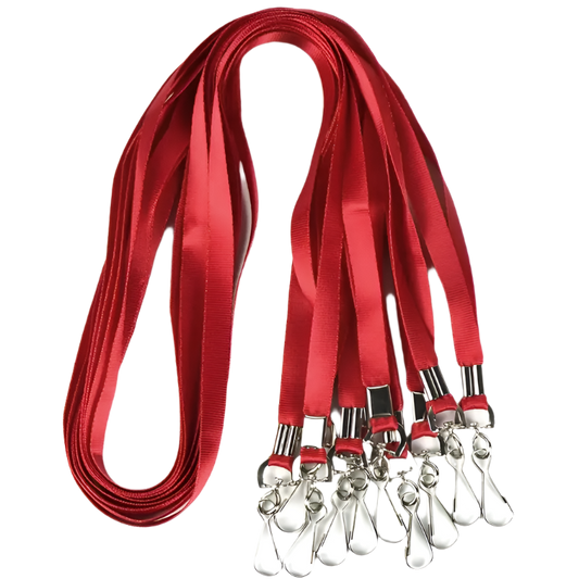 Polyester Lanyards with Swivel Hook and Badge Clip
