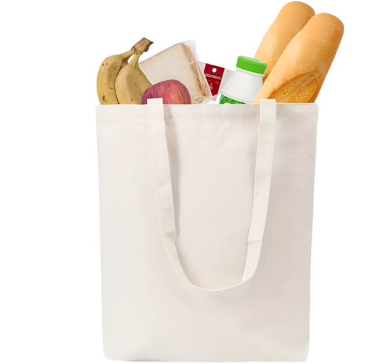 Tote Bag - Reusable, Customizable White Tote Bag