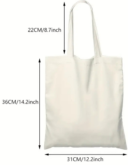Tote Bag - Reusable, Customizable White Tote Bag