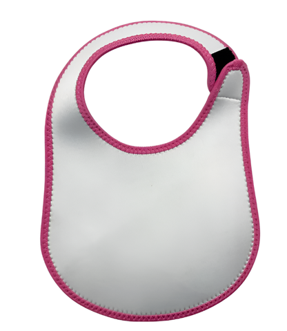 Baby Bib 's (Neoprene - Pink)