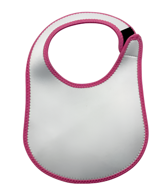 Baby Bib 's (Neoprene - Pink)