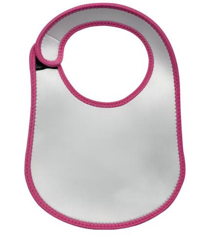 Baby Bib 's (Neoprene - Pink)