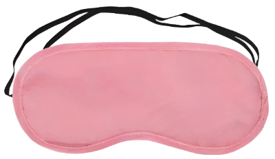 Eye Coverings Silk - Pink (Customizable)