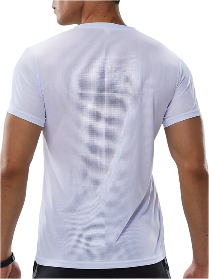T-shirts - Customizable Crew Neck Short Sleeve Sports Tee, Versatile And Comfortable