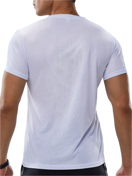 T-shirts - Customizable Crew Neck Short Sleeve Sports Tee, Versatile And Comfortable