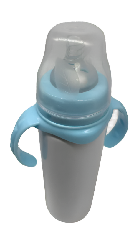 Baby Milk Bottle - Stainless Steel, Blue