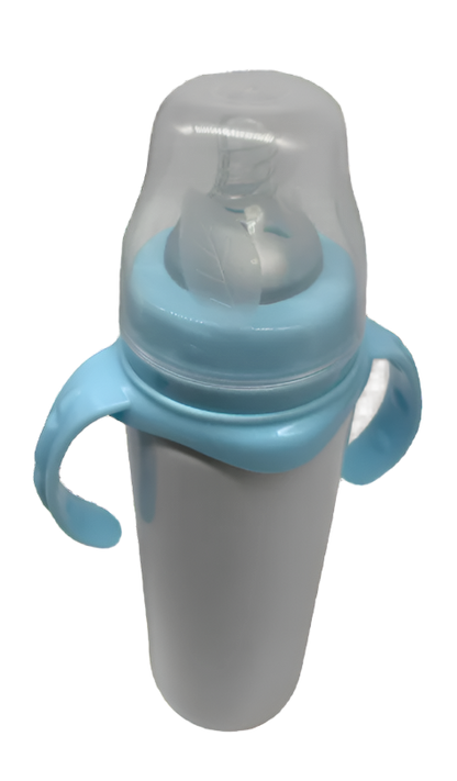 Baby Milk Bottle - Stainless Steel, Blue