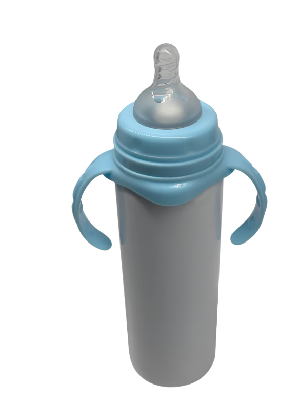 Baby Milk Bottle - Stainless Steel, Blue