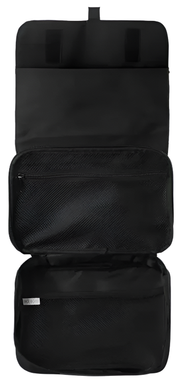 Toiletry Bag - Customizable Fabric Toiletry Bag with Hanging Hook