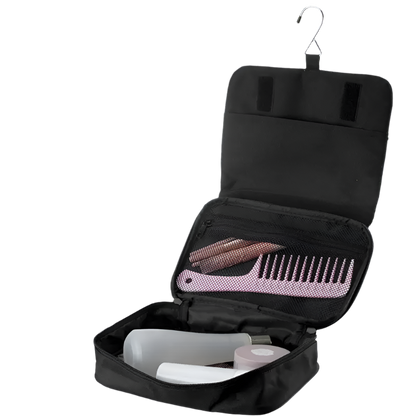 Toiletry Bag - Customizable Fabric Toiletry Bag with Hanging Hook