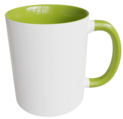 Mugs - 11 Oz Two Tone Ceramic Mugs