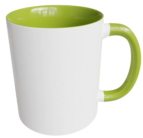 Mugs - 11 Oz Two Tone Ceramic Mugs