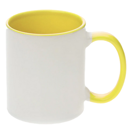 Mugs - 11 Oz Two Tone Ceramic Mugs