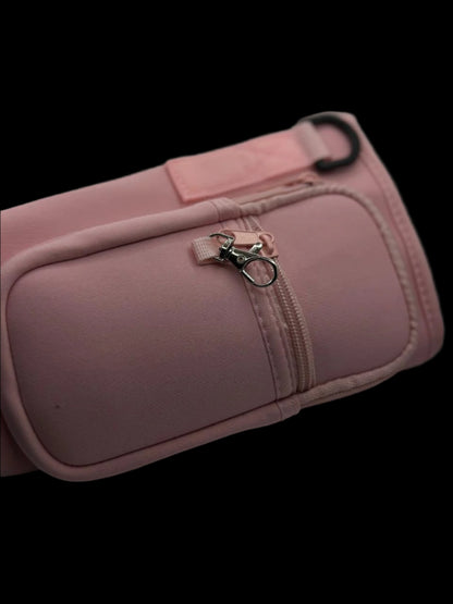 Pink Pouch / Carry Bag for 40 Oz Tumbler with Adjustable Strap