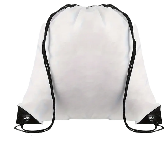 Draw String Bags. White