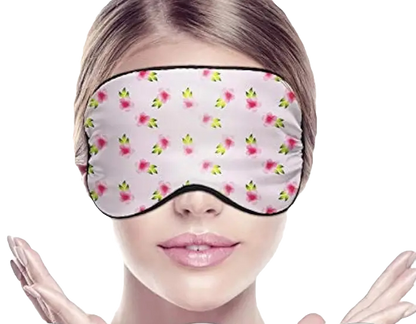 Eye Coverings Silk  - WHITE (Customizable)