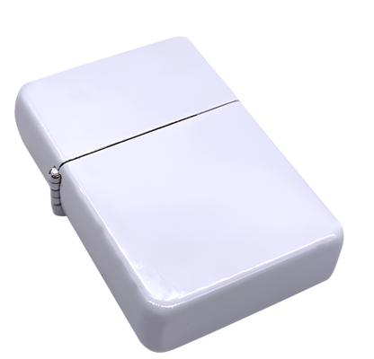 Lighter Zippo Style Personalised WHITE
