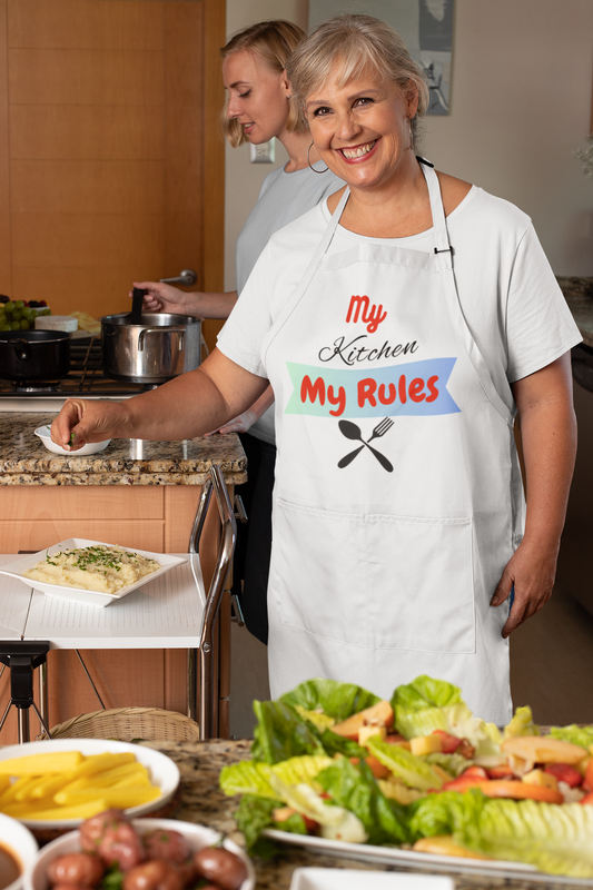 Aprons - White With Pockets